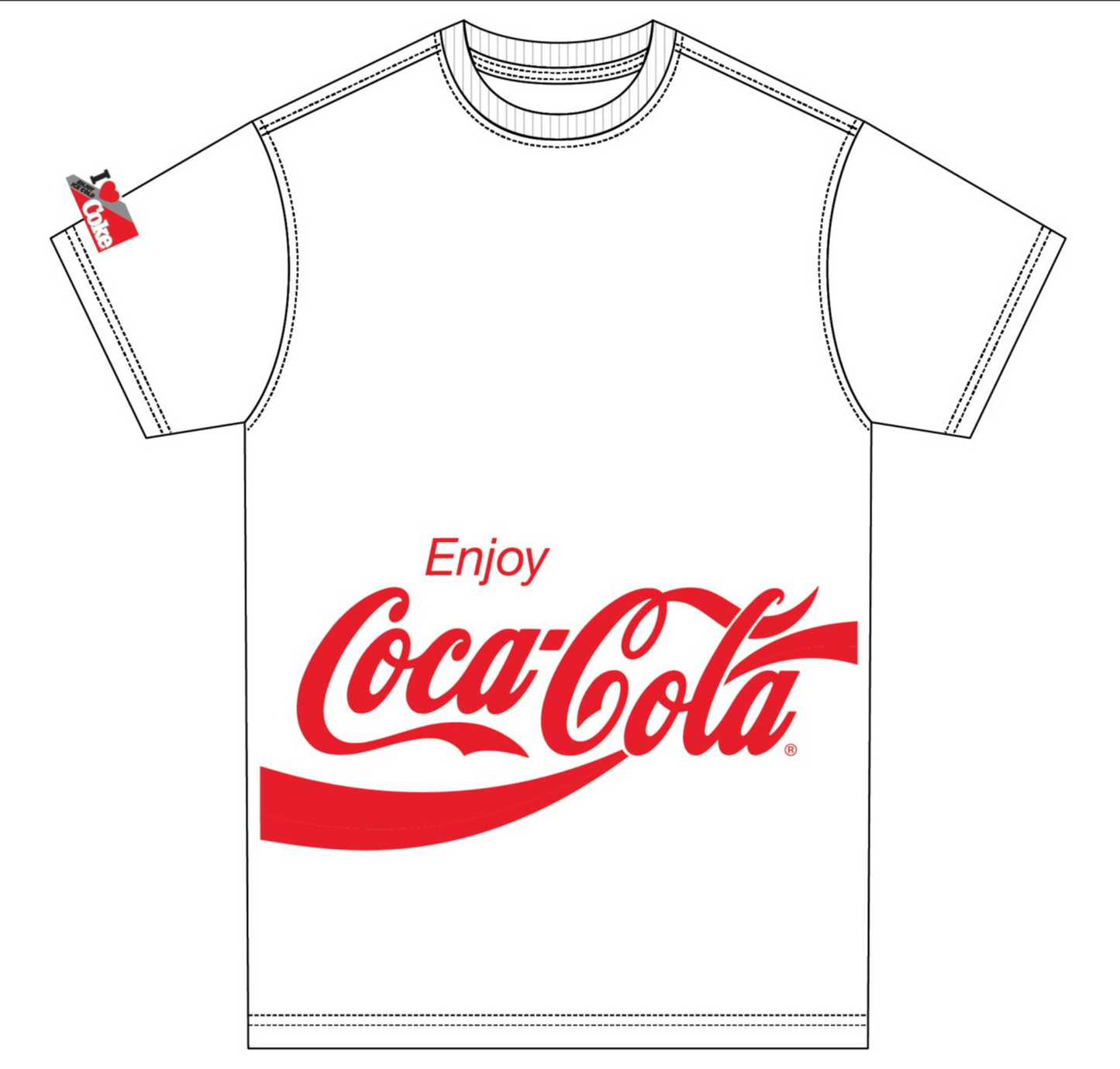 Enjoy Coca Cola - White & Red Tee