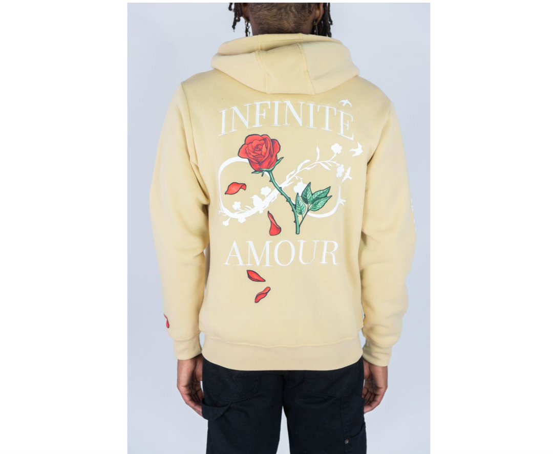 Infinite Amour Fullzip Hoodie - Khaki