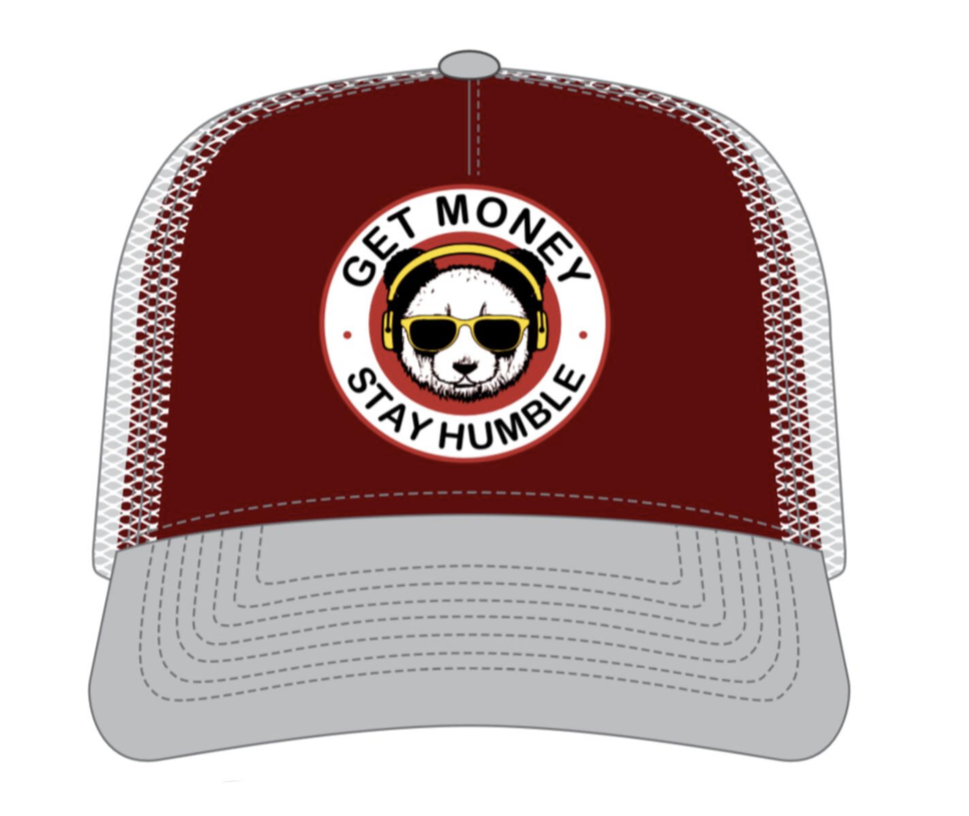 Get Money Stay Humble Hat - Red