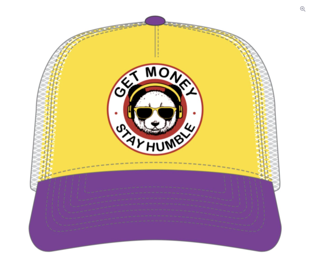 Get Money Stay Humble Hat - Gold