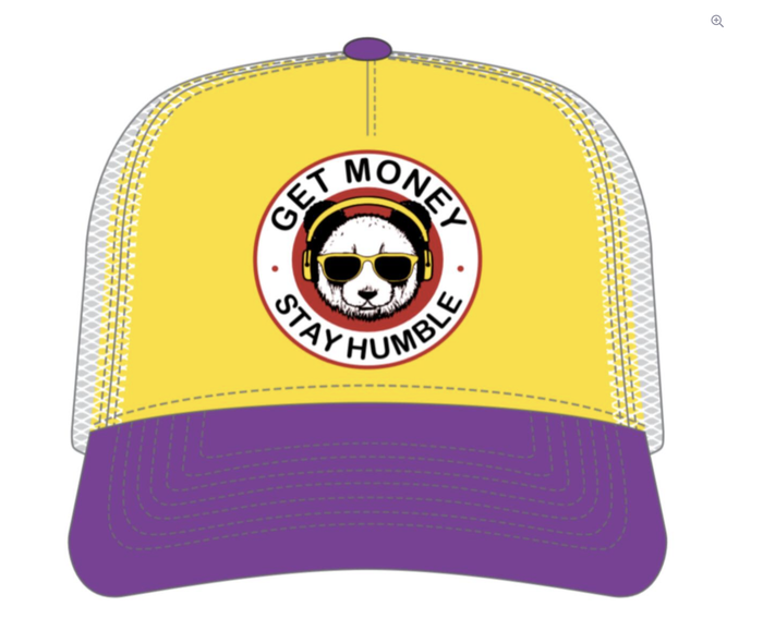 Get Money Stay Humble Hat - Gold