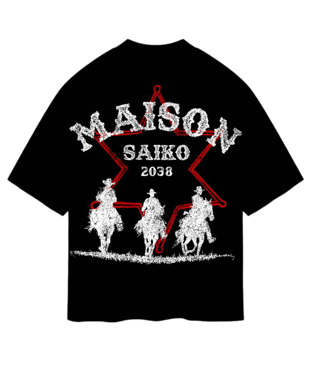Sheriff Star Tee - Black