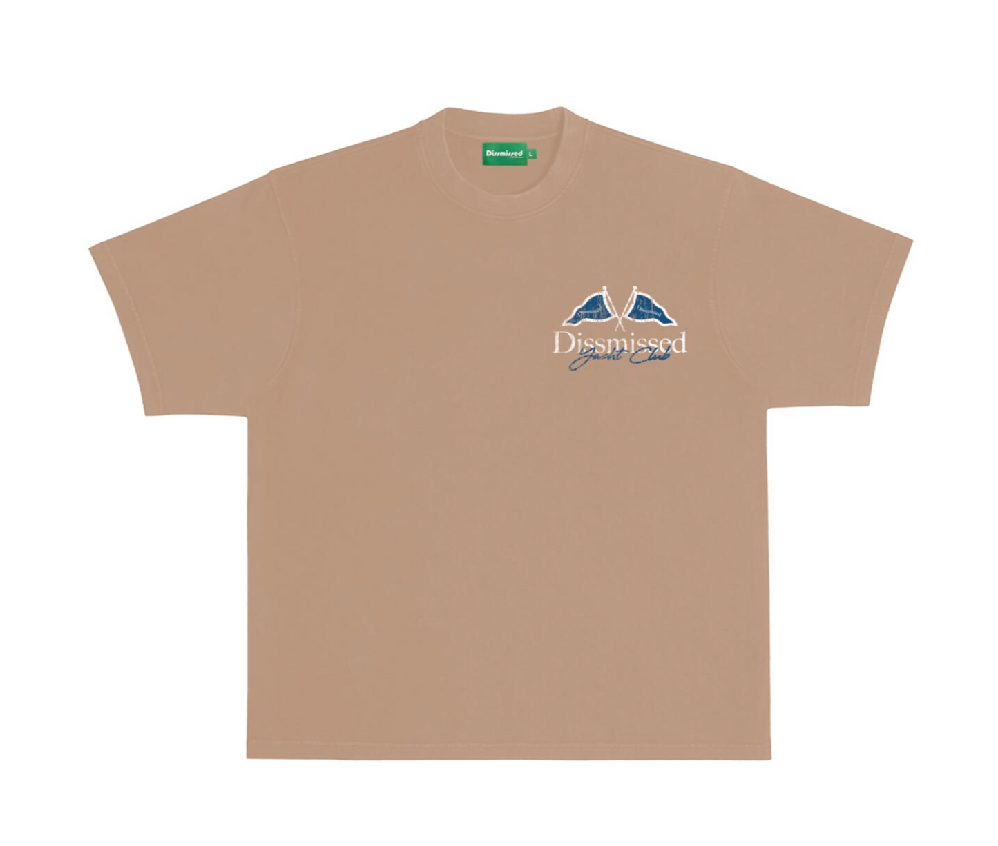 Dissmissed Yacht Club Beach Tee - Brush