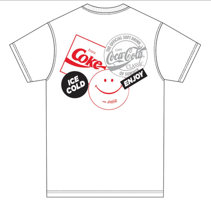 Enjoy Coca Cola - White & Red Tee