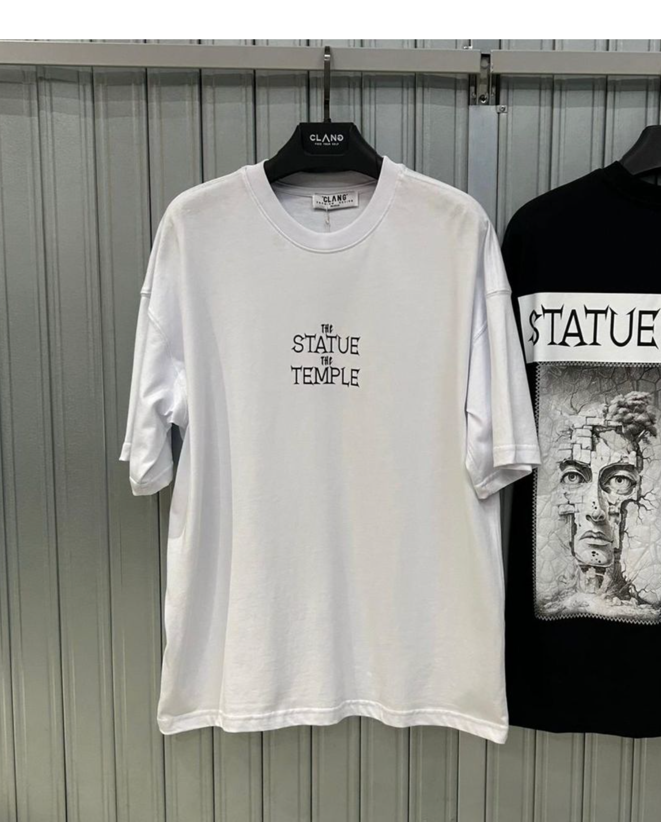 Statue Temple T-Shirt (CL14 White)