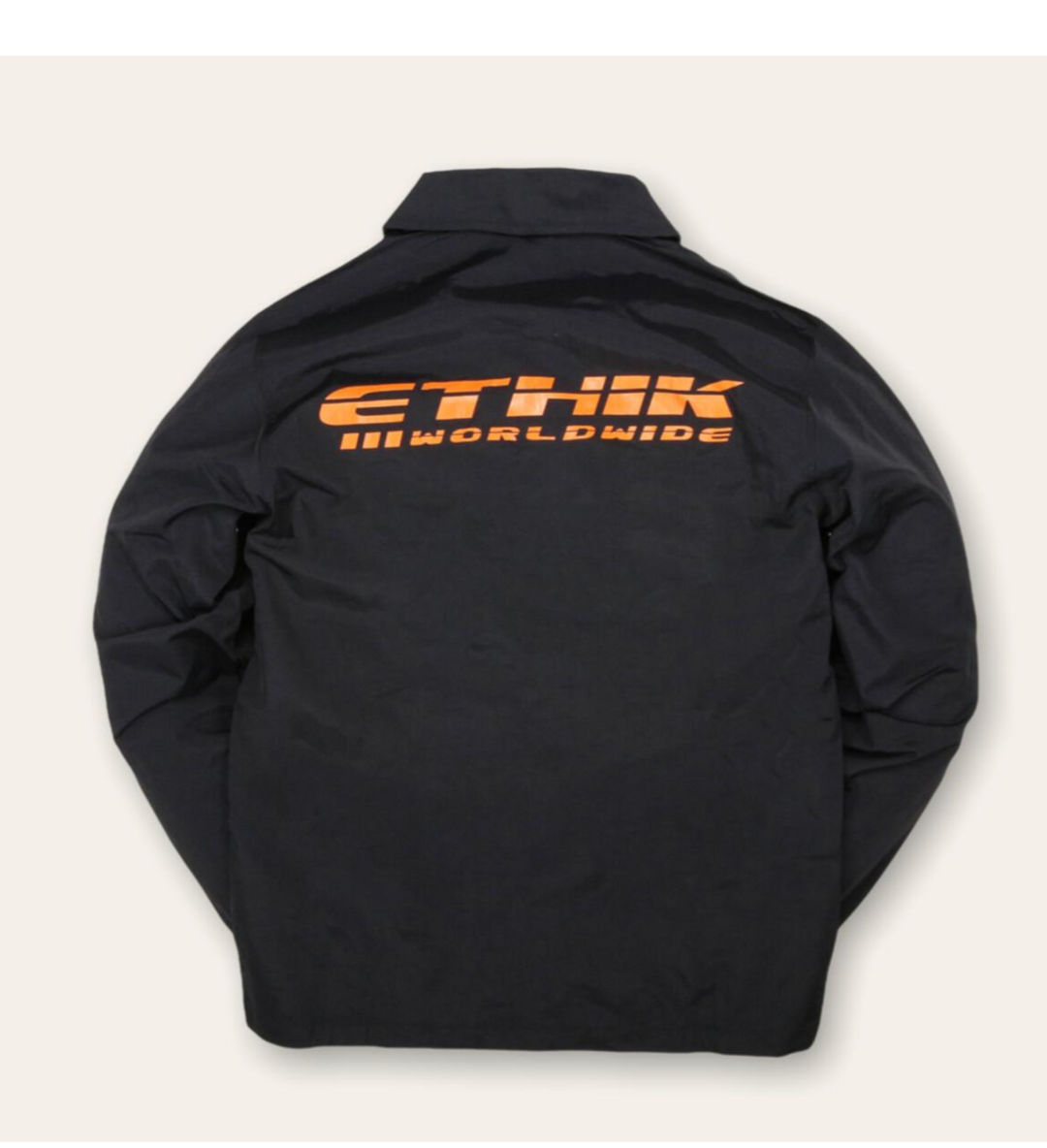 Ethik "Speed Coach" Nylon Jacket - Black