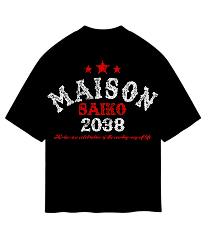 Sheriff Star Tee - Black