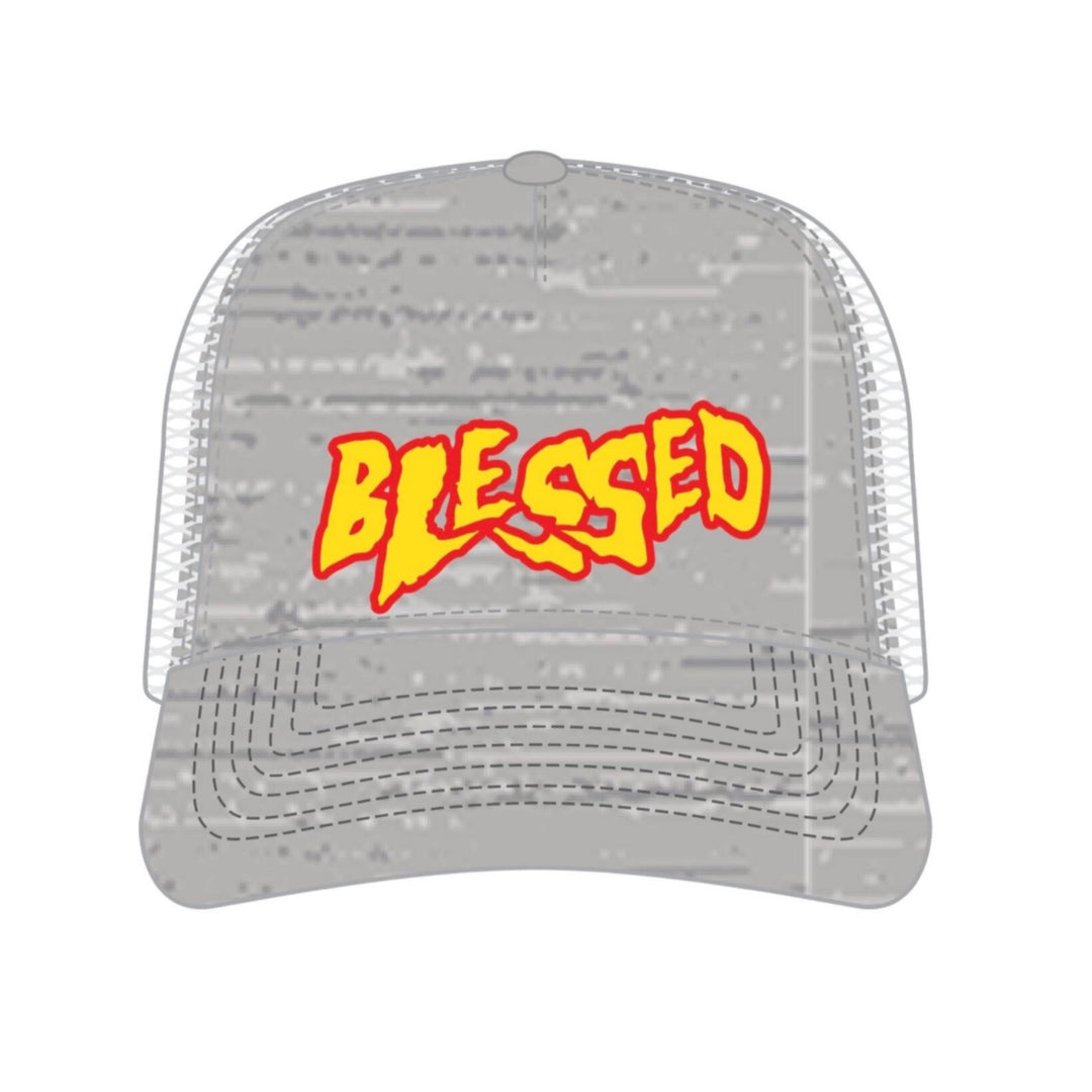 Blessed Trucker Hat - Grey