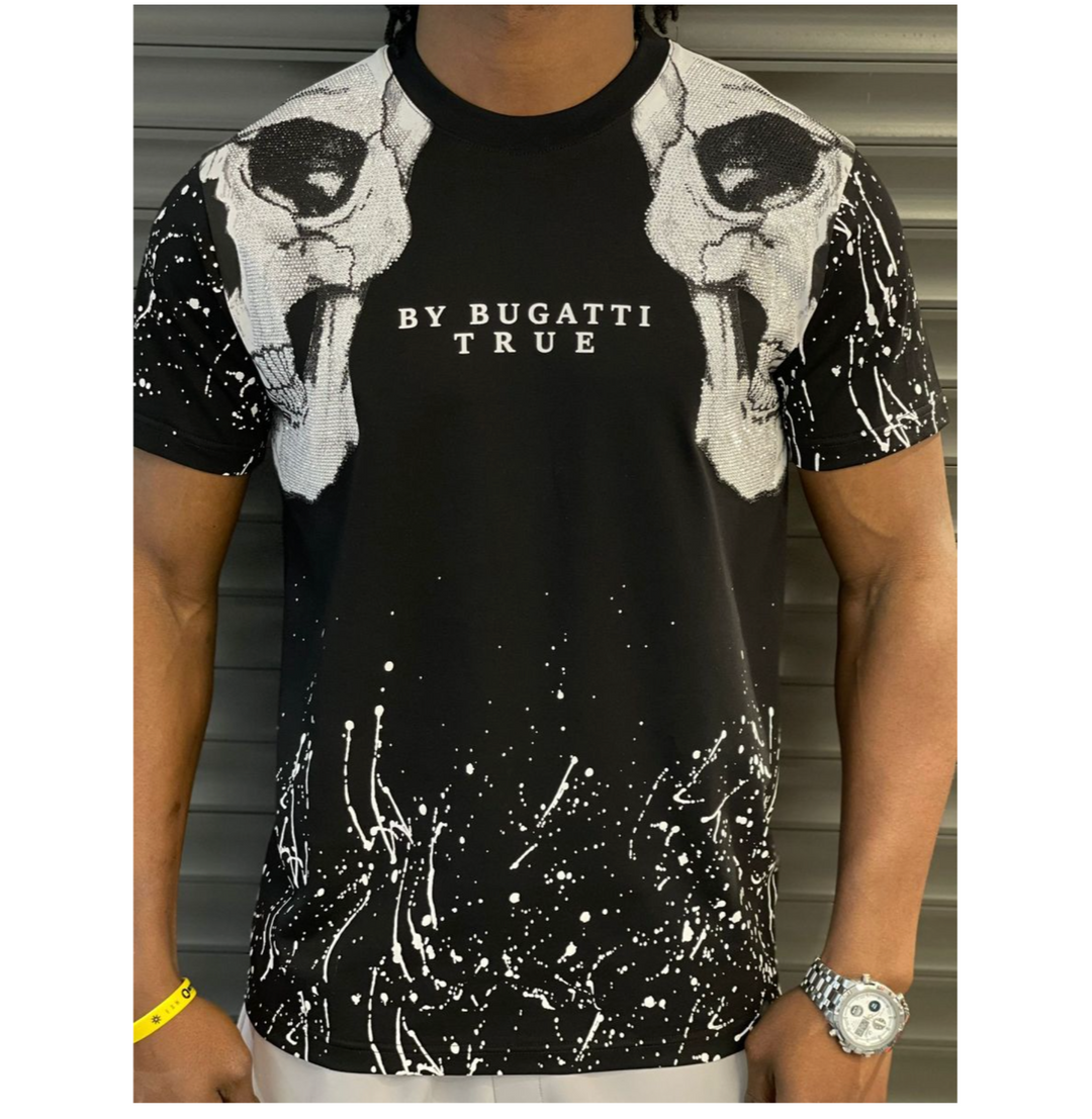 Rich Gang True By Bugotti Tee - Black
