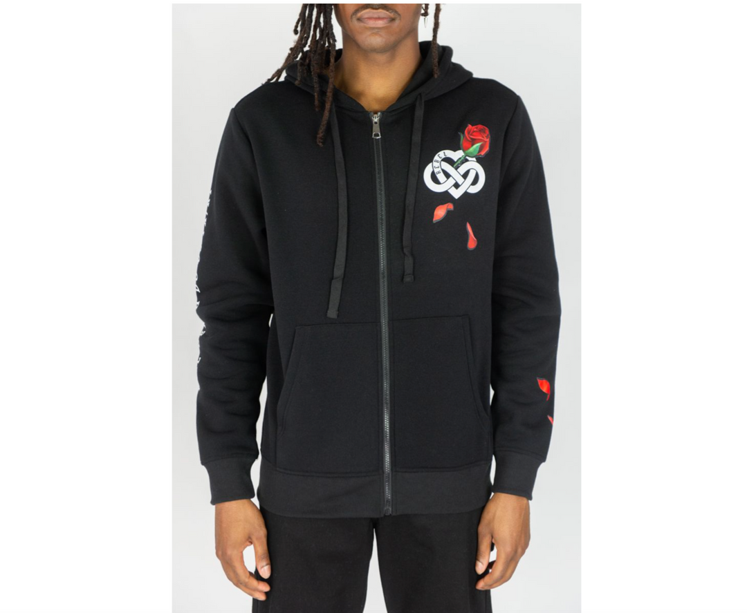 Infinite Amour Fullzip Hoodie - Black