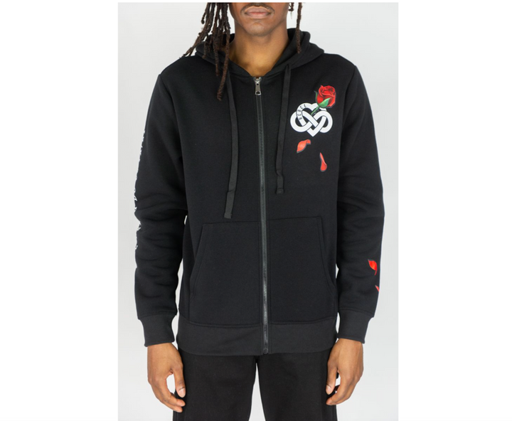 Infinite Amour Fullzip Hoodie - Black