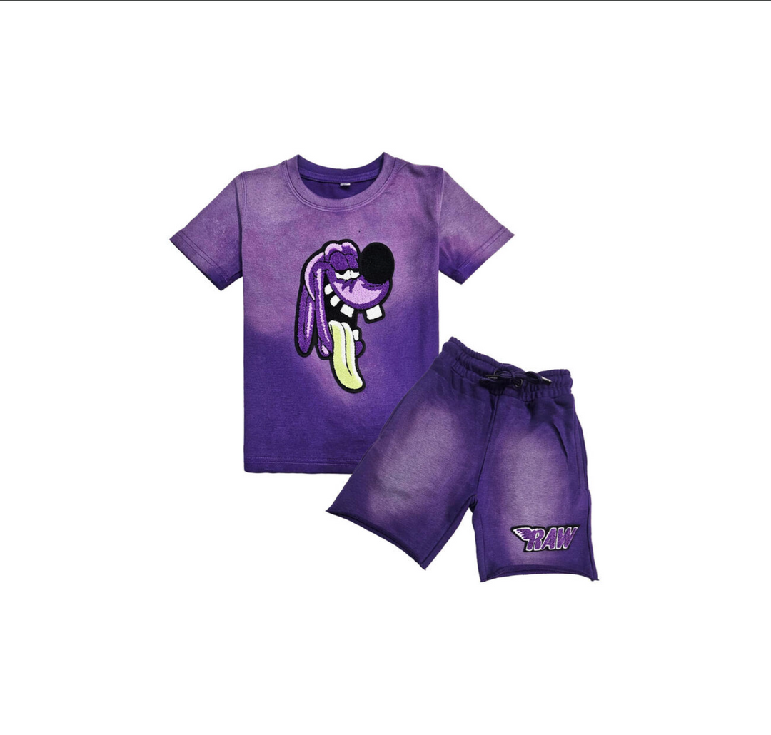 Anti Social Purple Wash Kids Tee