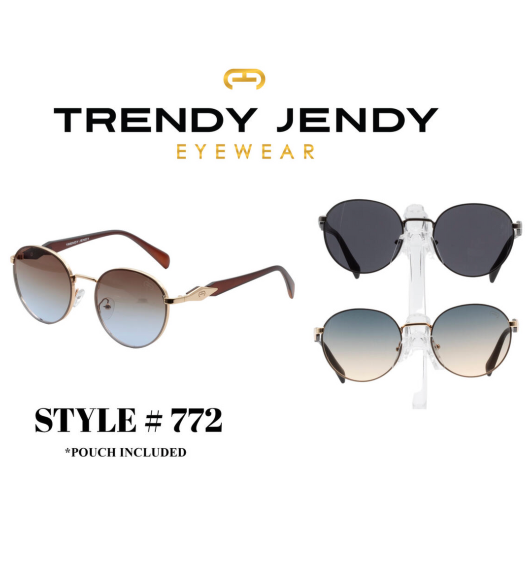 Blue/Brown Tint Sunglasses
