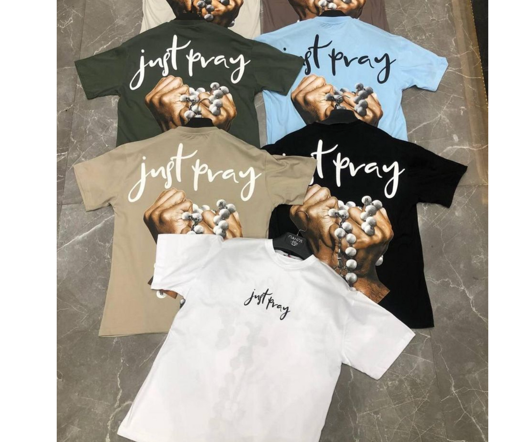 Rich Gang GG66 Black Just Pray T-Shirt