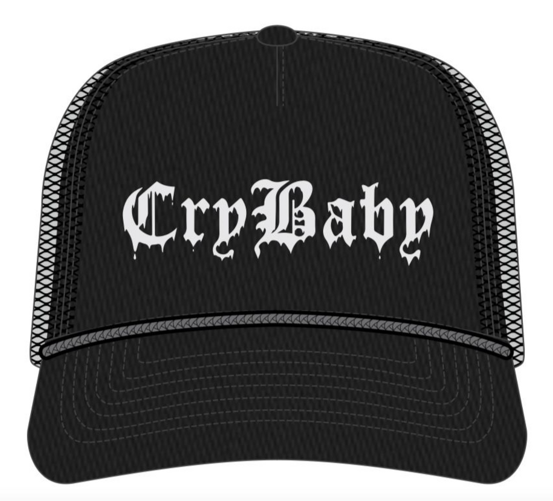 MUKA S5411 Black Cry Baby Trucker Hat