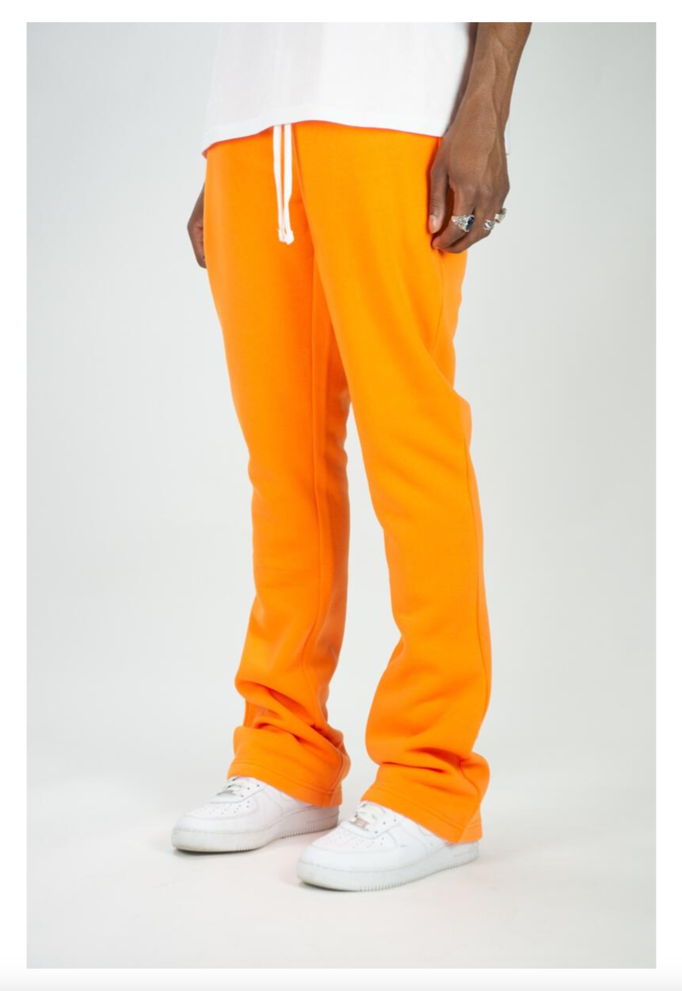 Stacked Fleece Pants (100-475 Orange)