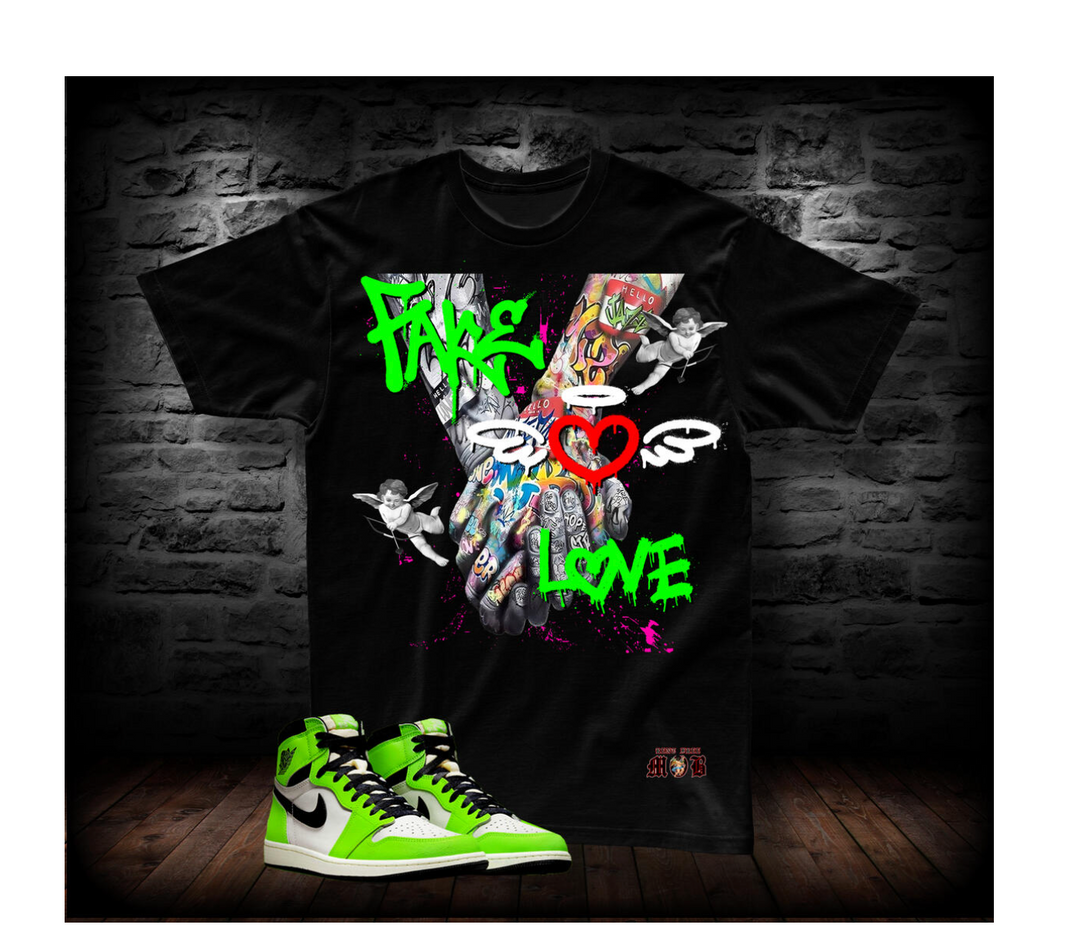 Fake Love - Black Game Changers Tee