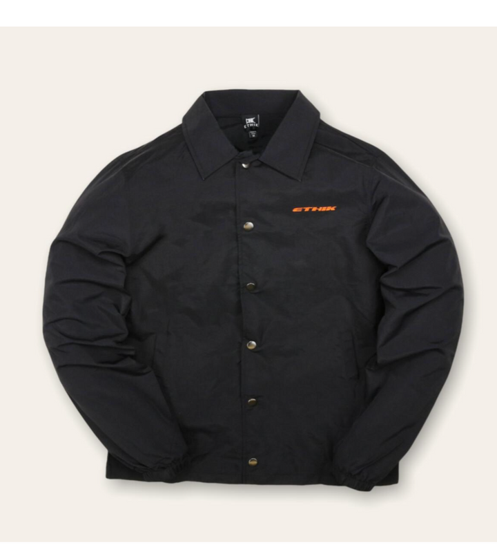 Ethik "Speed Coach" Nylon Jacket - Black