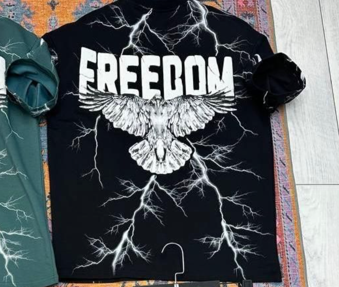 Rich Gang Green Freedom Set Tee